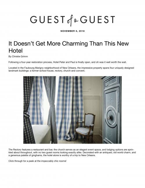 It Doesn't Get More Charming Than This New Hotel